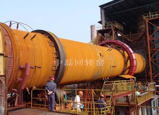 新疆回轉窯客戶現場